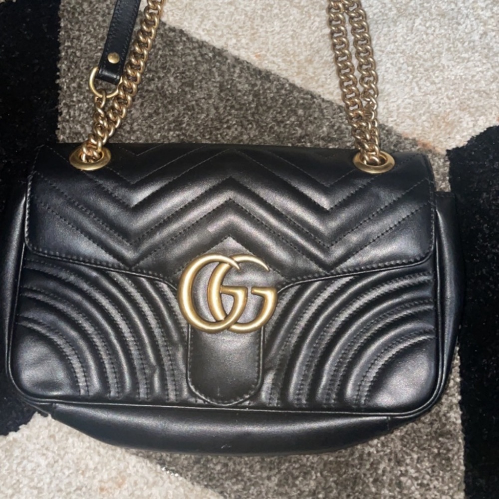 Gucci Mormont Small Matelassé Shoulder Bag